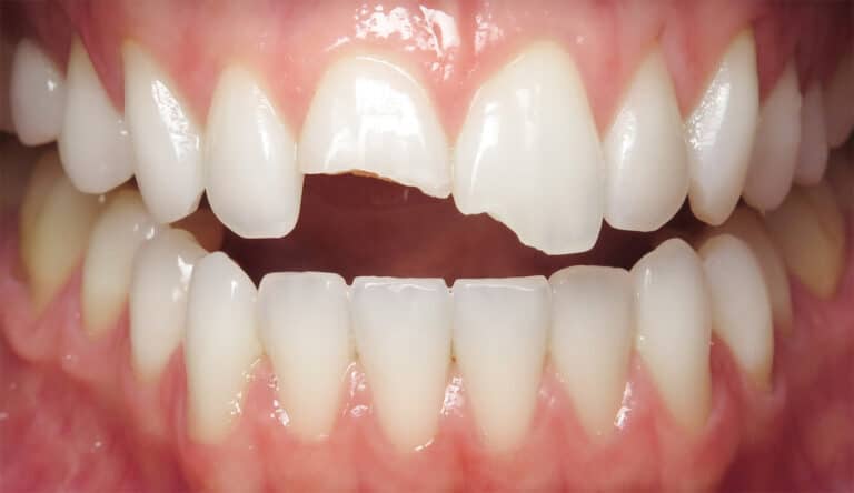 Before Image: Porcelain Veneers - front